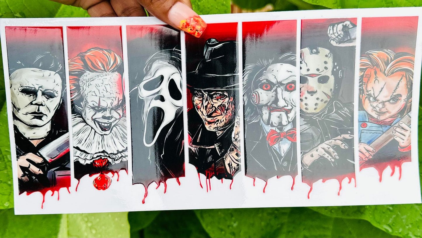 Scary Friends 16 OZ UV DTF Wrap