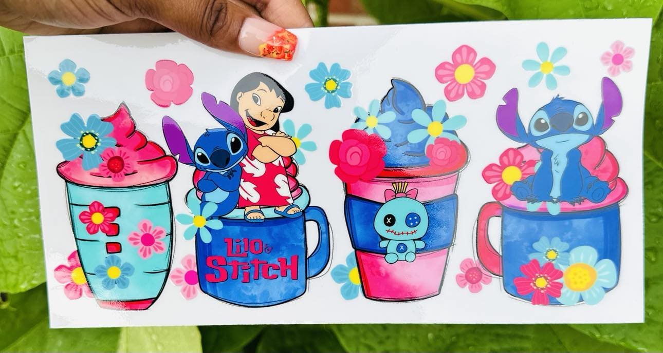 Lilo Coffee 16 OZ UV DTF Wrap