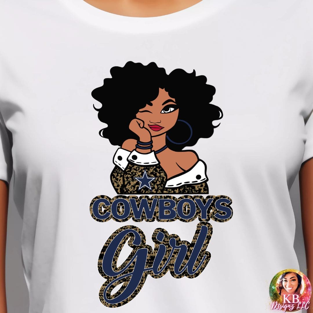 Cowboys Girl DTF Transfer