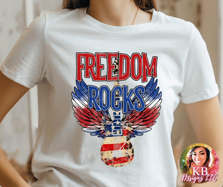 Freedom Rocks DTF Transfer