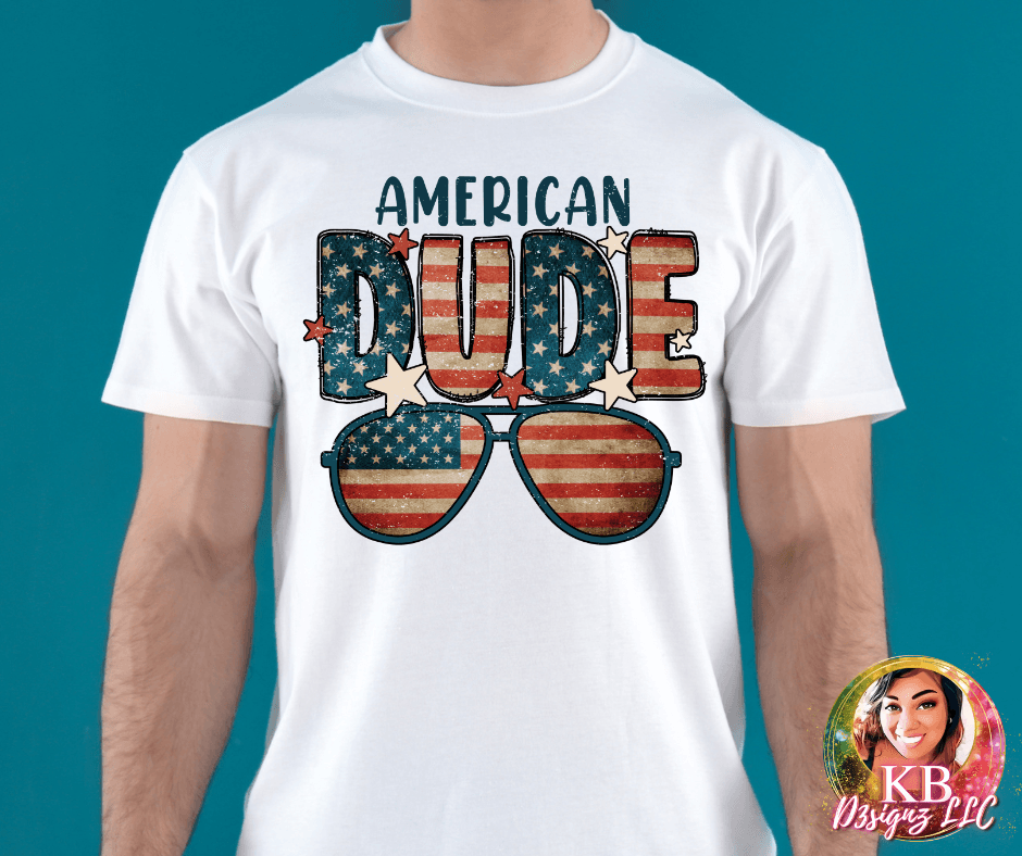 American Dude DTF Transfer