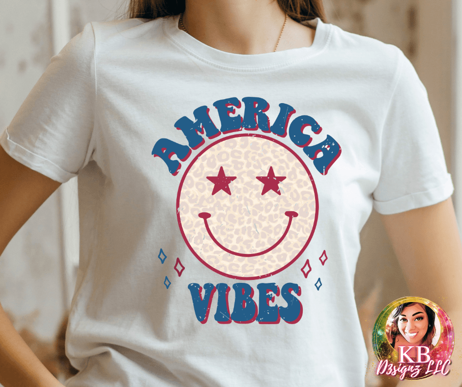 America Vibes DTF Transfer