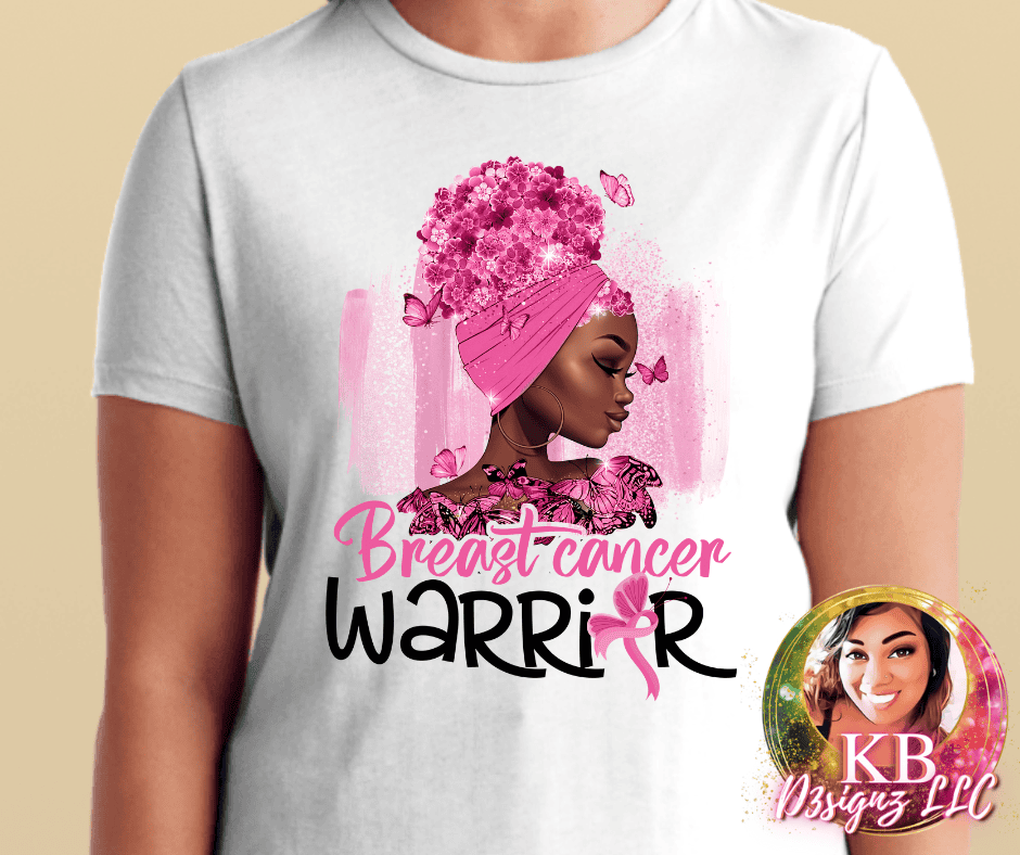 Breast Cancer Warrior DTF Transfer