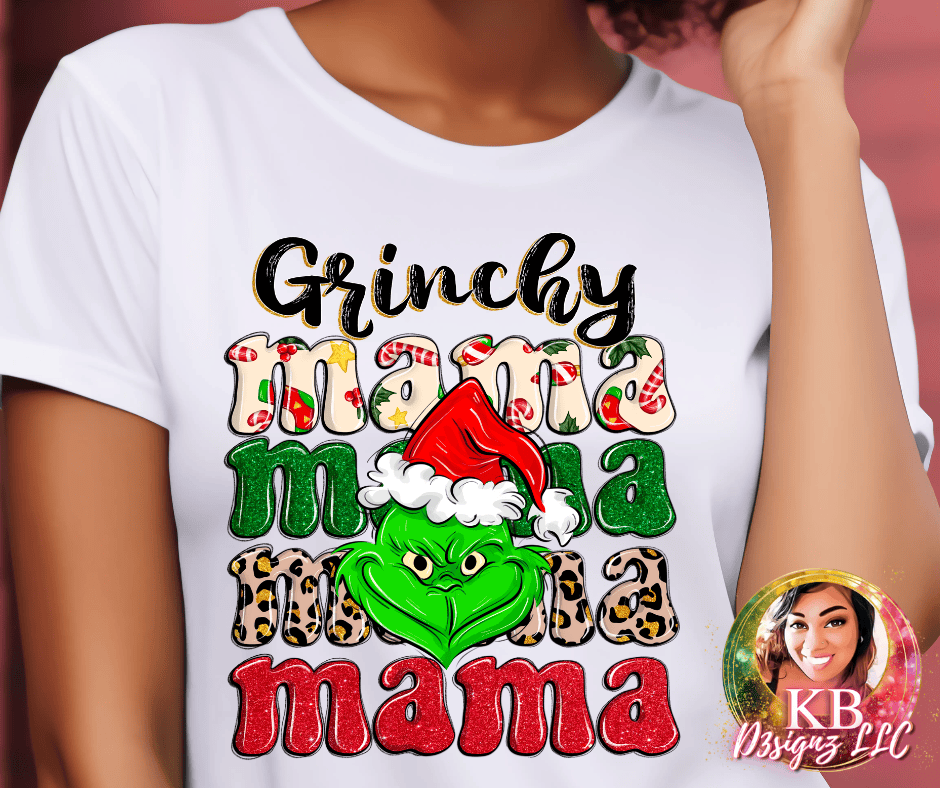 Grinchy Mama DTF Transfer