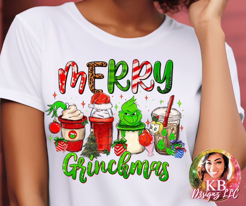 Merry Grinchmas DTF Transfer