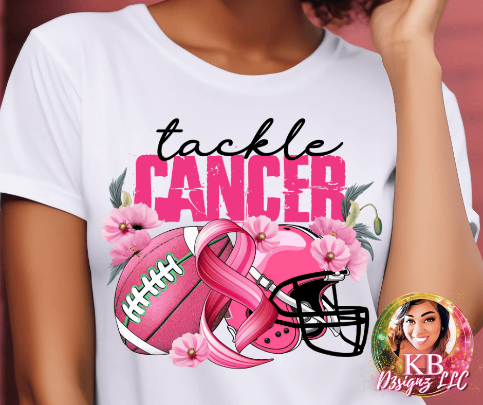Tackle Cancer DTF Transfer