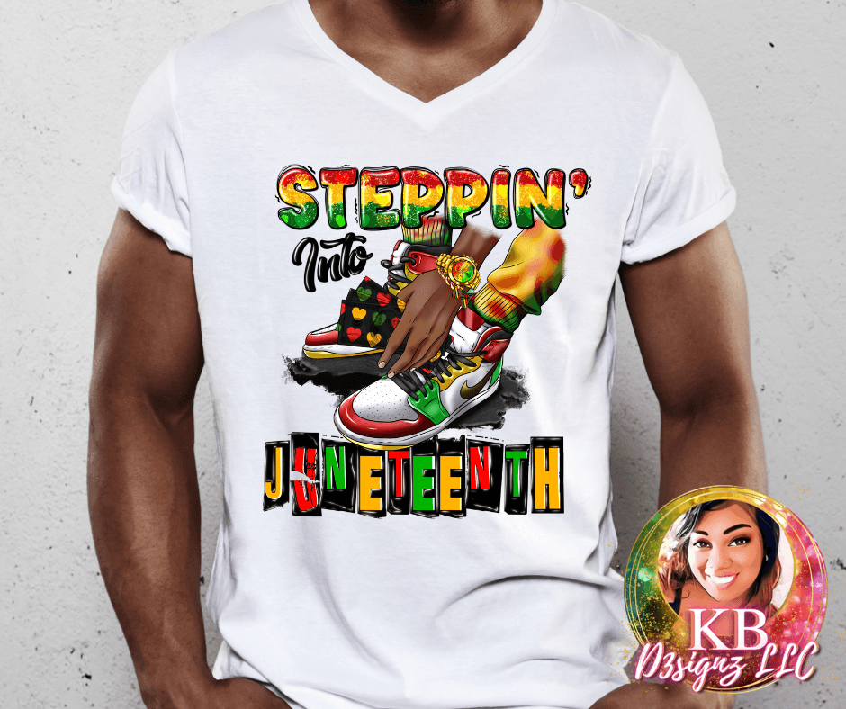 Steppin into Juneteenth Male DTF Transfer