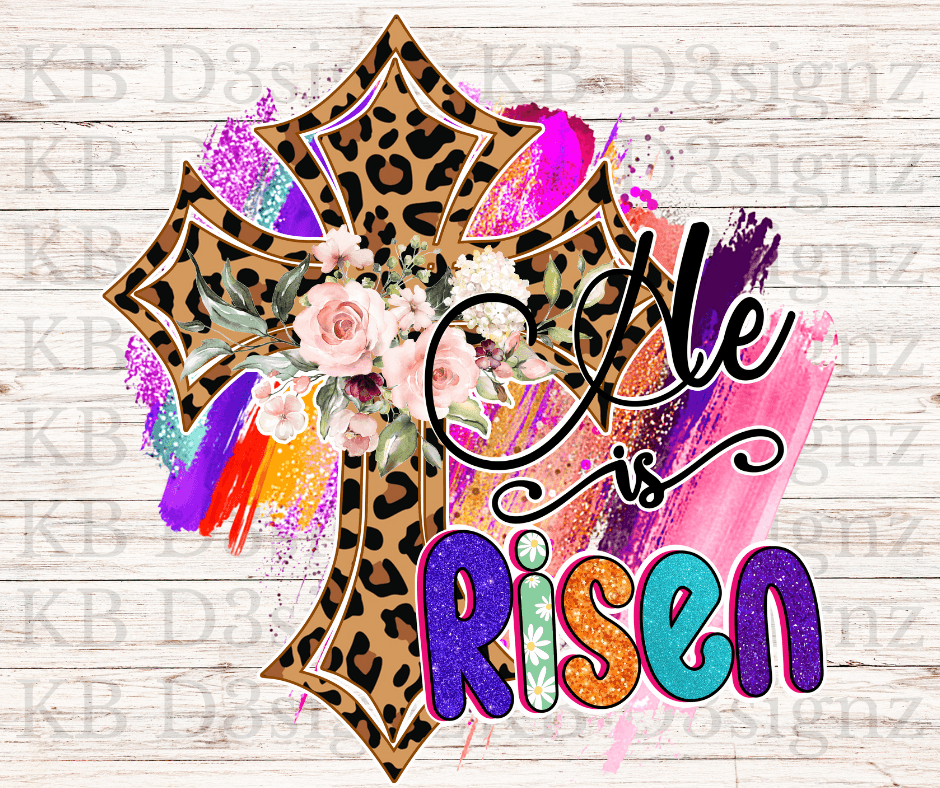 He Is Risen DTF Transfer