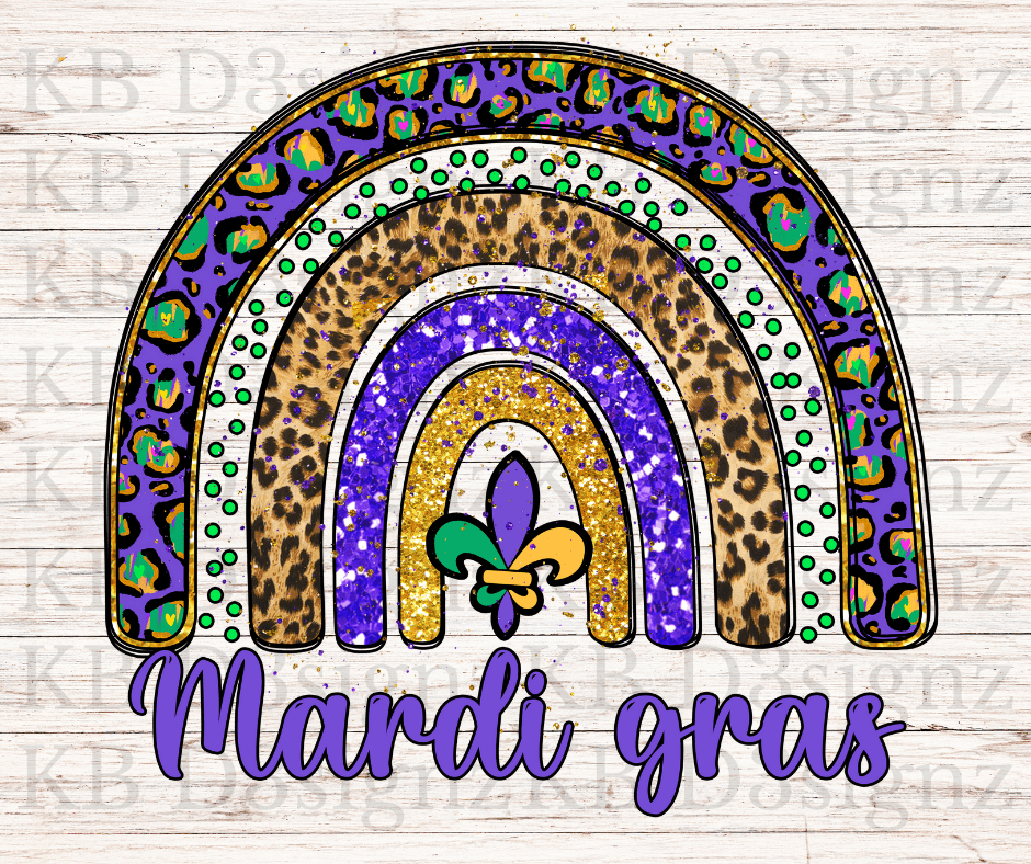 Mardi Gras Rainbow