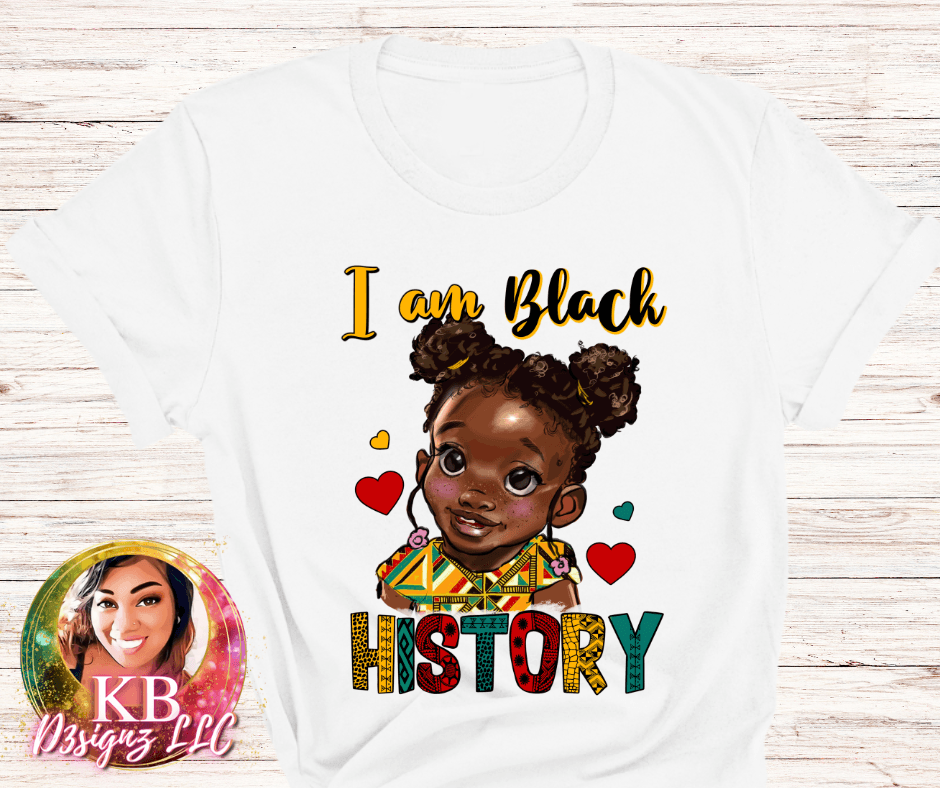 I Am Black History DTF Transfer