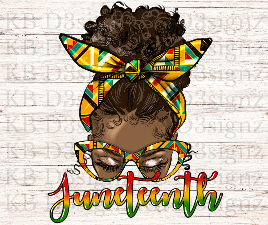 Juneteenth (Messy Bun)