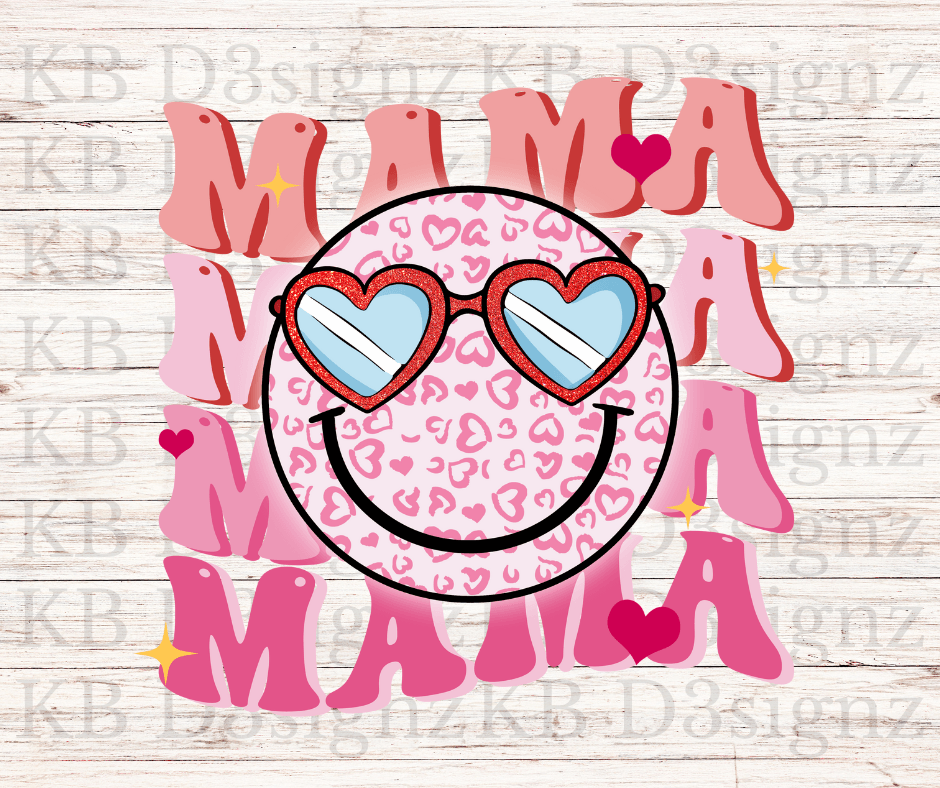 Mama Smiley DTF Transfer