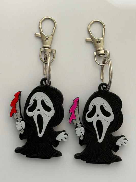 Ghost Face Inspired Soda Can Opener Keychain