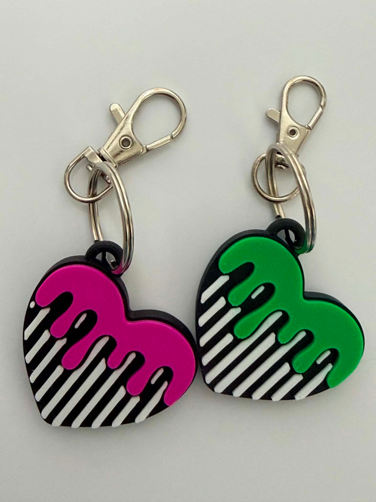 Slime Heart Soda Can Opener Keychain