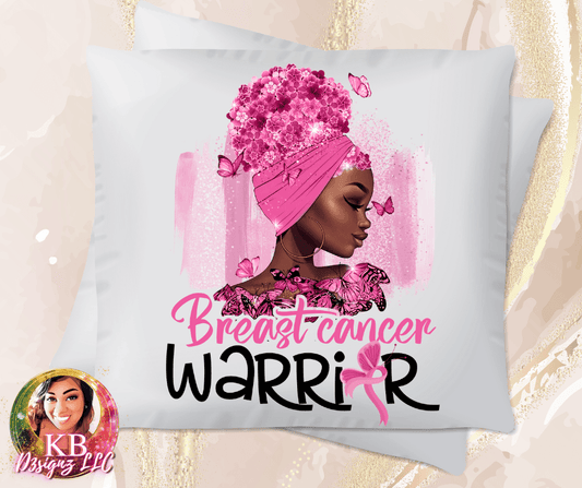 Breast Cancer Warrior Pillow