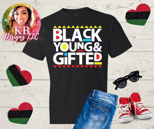 Black Young and Gifted T-shirt