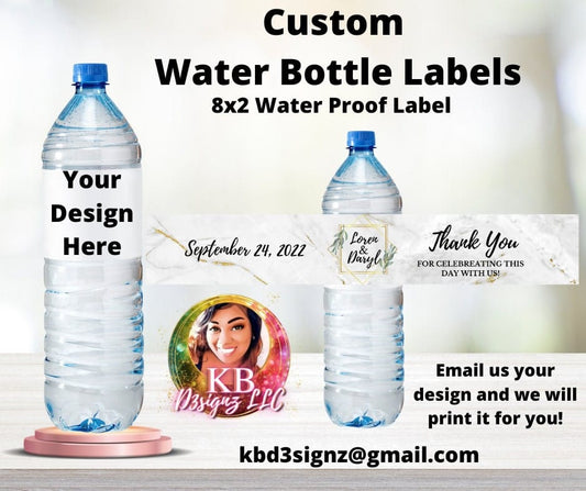 Custom Water Bottle Labels