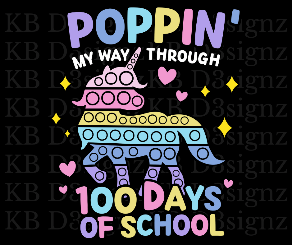 Poppin My Way Through 100 Days Of School